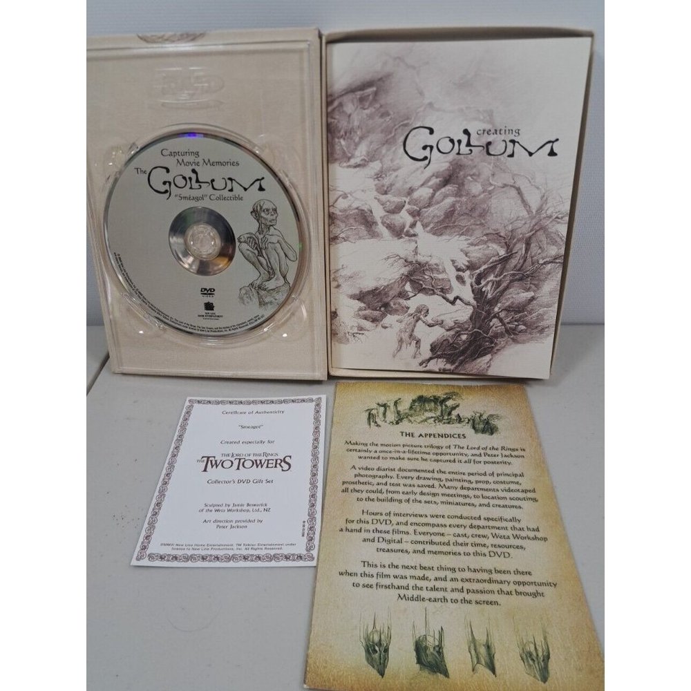 Lord Of The Rings, Creating GOLLUM :Smeagol Collectible‎ + Booklet (DVD)
